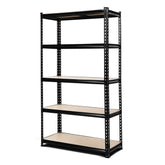 Giantz 1.8M Garage Shelving Warehouse Rack Pallet Racking Storage Shelve Black Chez Guru