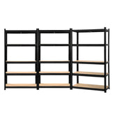 Giantz 3x1.8M Garage Shelving Warehouse Rack Pallet Racking Storage Shelf Black Chez Guru