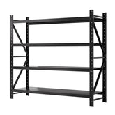 Giantz 2Mx1.8M Garage Shelving Warehouse Rack Pallet Racking Storage Shelf Black Chez Guru