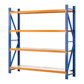 Giantz 2Mx2M Garage Shelving Warehouse Rack Pallet Racking Storage Shelf Blue Chez Guru