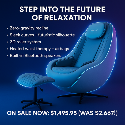 Livemor 3D Roli Massage Chair Review: Futuristic Design Meets Everyday Comfort