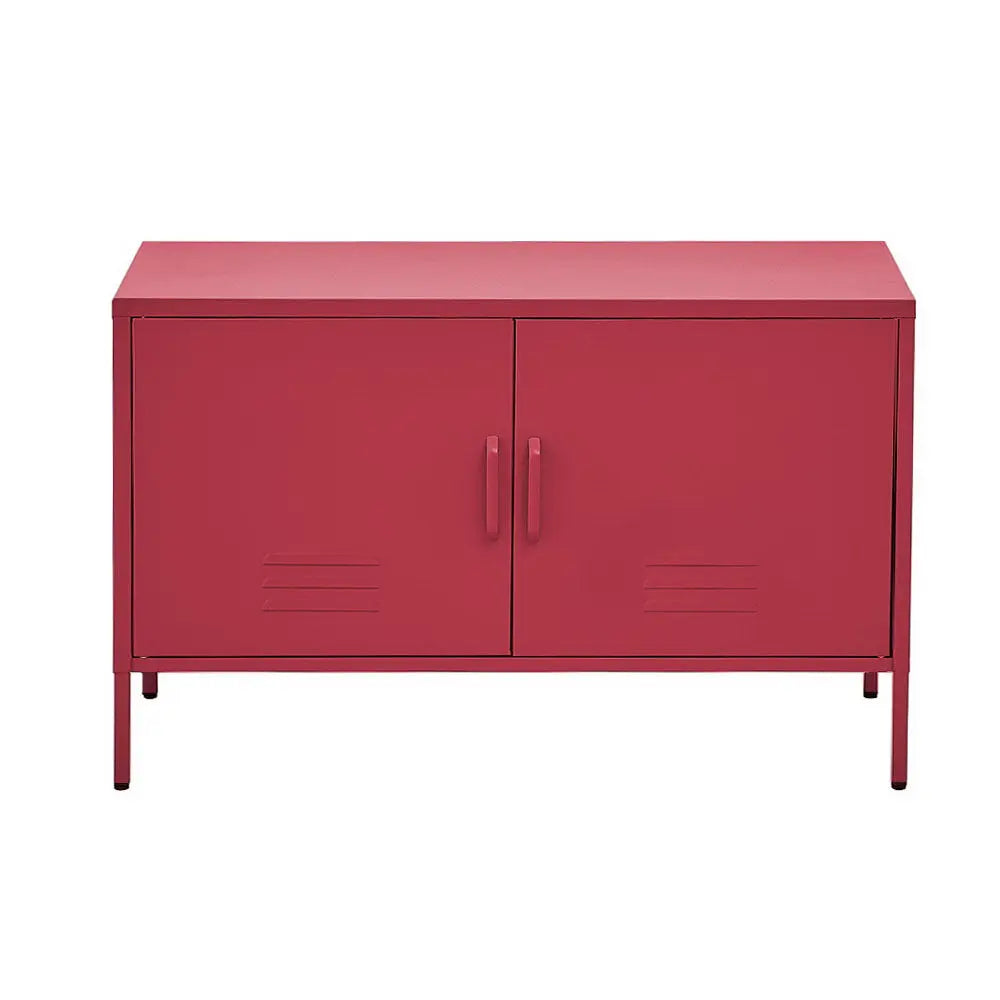 Artiss Buffet Sideboard Metal Cabinet - BASE Pink Chez Guru