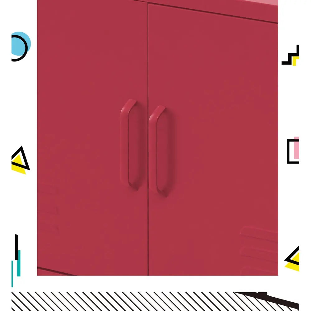 Artiss Buffet Sideboard Metal Cabinet - BASE Pink Chez Guru