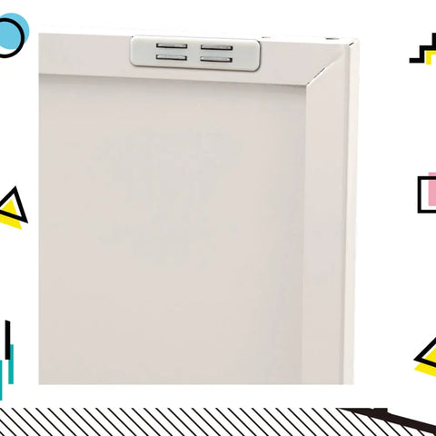 Artiss Buffet Sideboard Metal Cabinet - BASE White Chez Guru