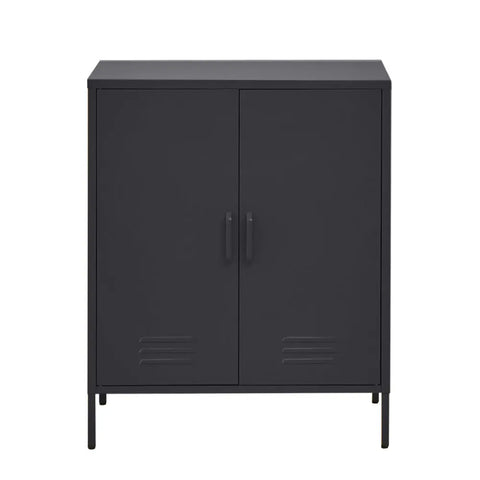 Artiss Buffet Sideboard Metal Cabinet - SWEETHEART Charcoal Chez Guru