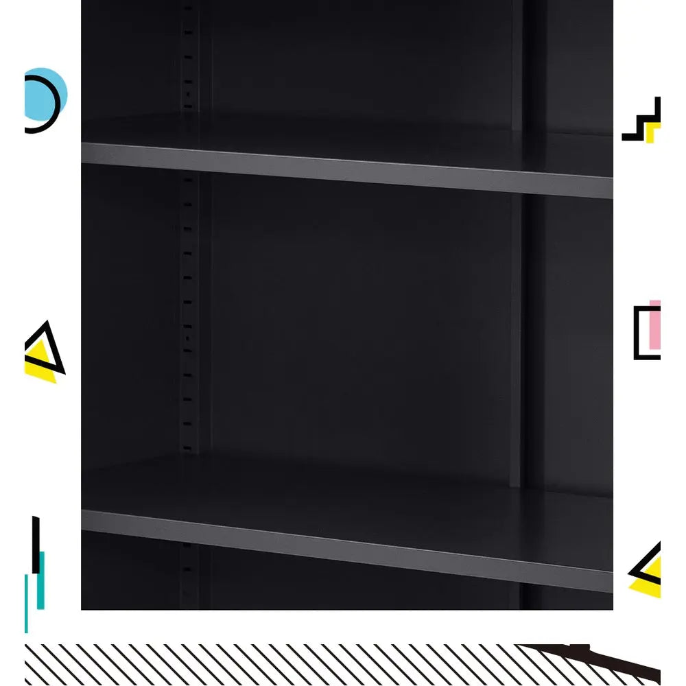 Artiss Buffet Sideboard Metal Cabinet - SWEETHEART Charcoal Chez Guru