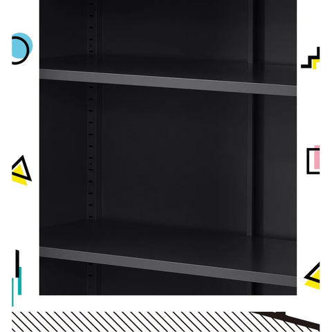 Artiss Buffet Sideboard Metal Cabinet - SWEETHEART Charcoal Chez Guru