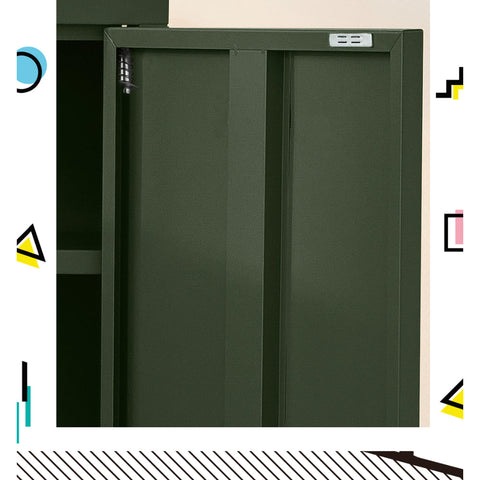 Artiss Buffet Sideboard Metal Cabinet - SWEETHEART Green Chez Guru