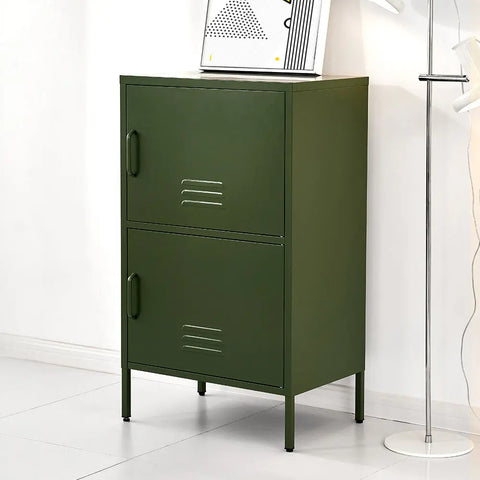 ArtissIn Buffet Sideboard Metal Cabinet - DOUBLE Green Chez Guru