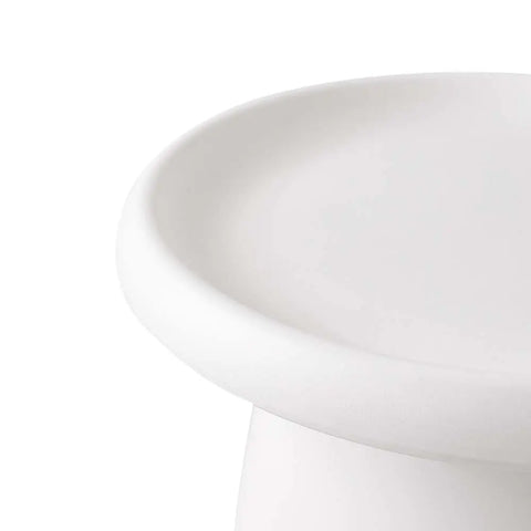 Artiss Coffee Table Round 52CM Plastic White - Chez Guru
