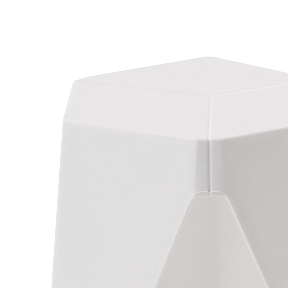 Artiss 2x Bar Stools Puzzle Plastic Foot Stool White Chez Guru
