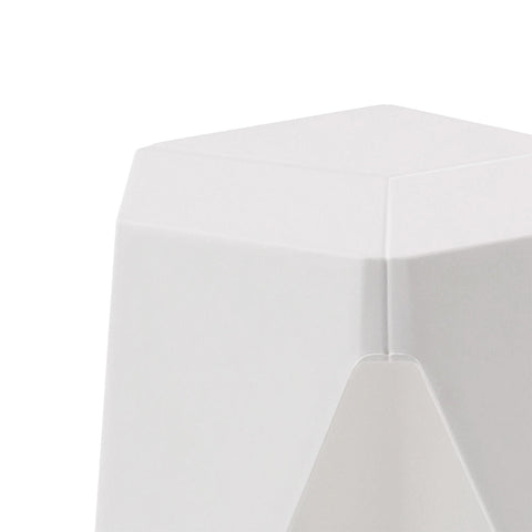 Artiss 2x Bar Stools Puzzle Plastic Foot Stool White Chez Guru