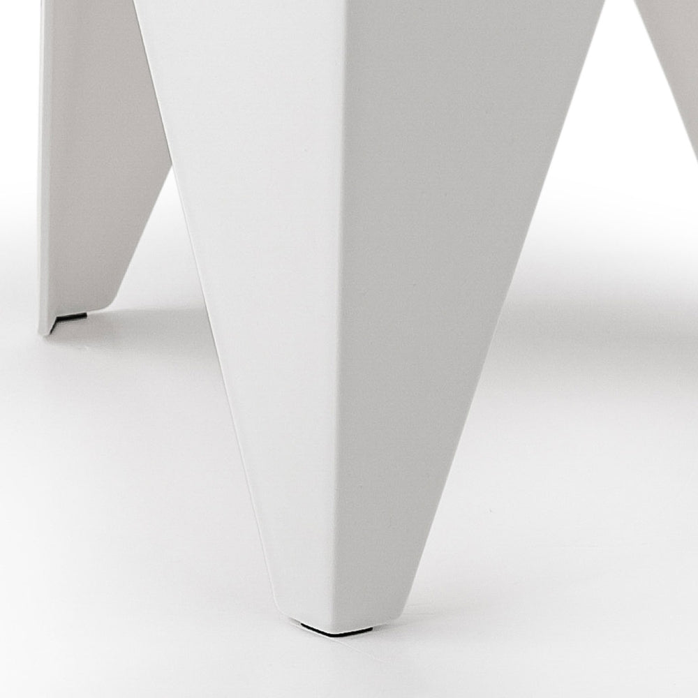Artiss 4PC Puzzle Stool Bar Stools Stackable White Chez Guru