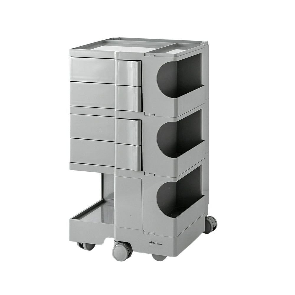 ArtissIn Storage Trolley Bedside Table 5 Tier Cart Boby Replica Grey Chez Guru