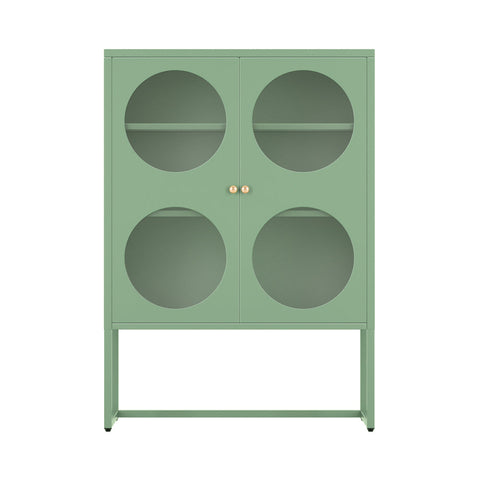 Artiss Buffet Sideboard Metal Cabinet - ELLA Green Chez Guru