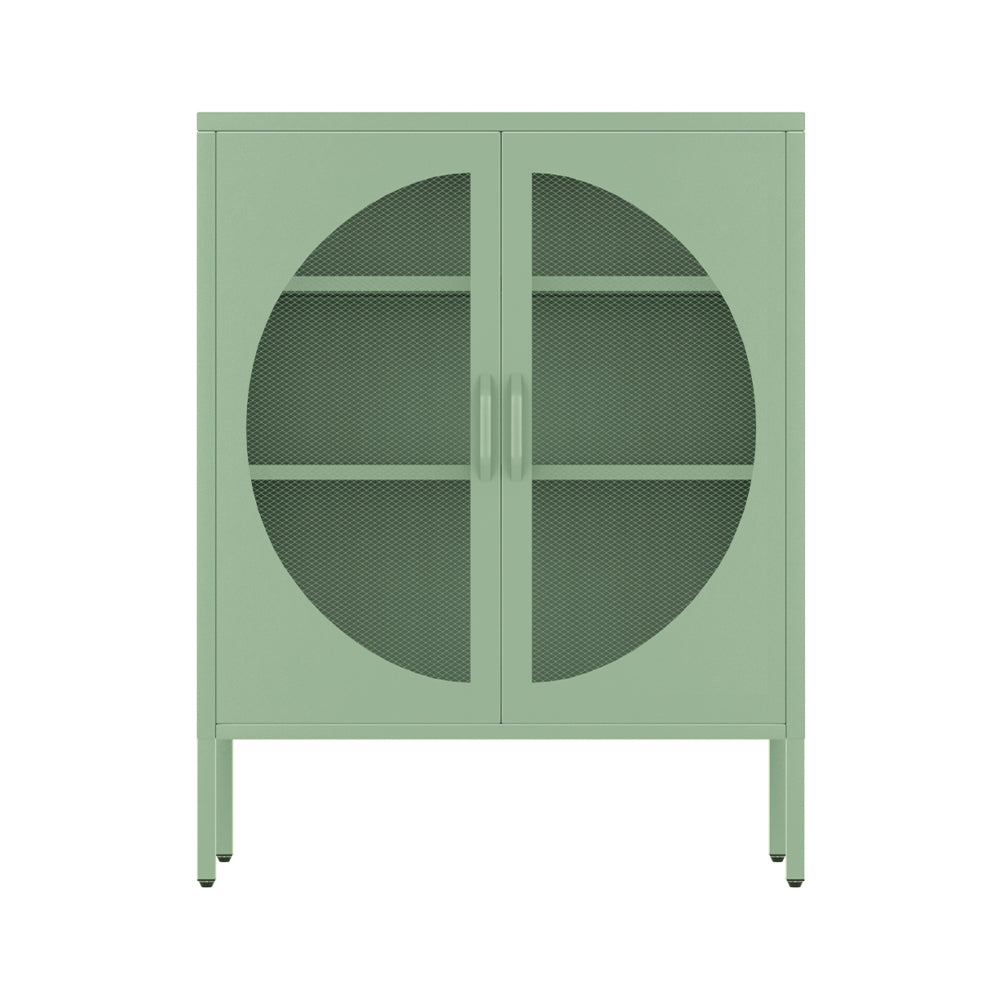 Artiss Buffet Sideboard Metal Cabinet - ELSA Green Chez Guru