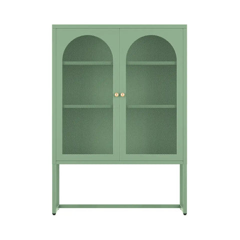 Artiss Buffet Sideboard Metal Cabinet - ELMA Green Chez Guru