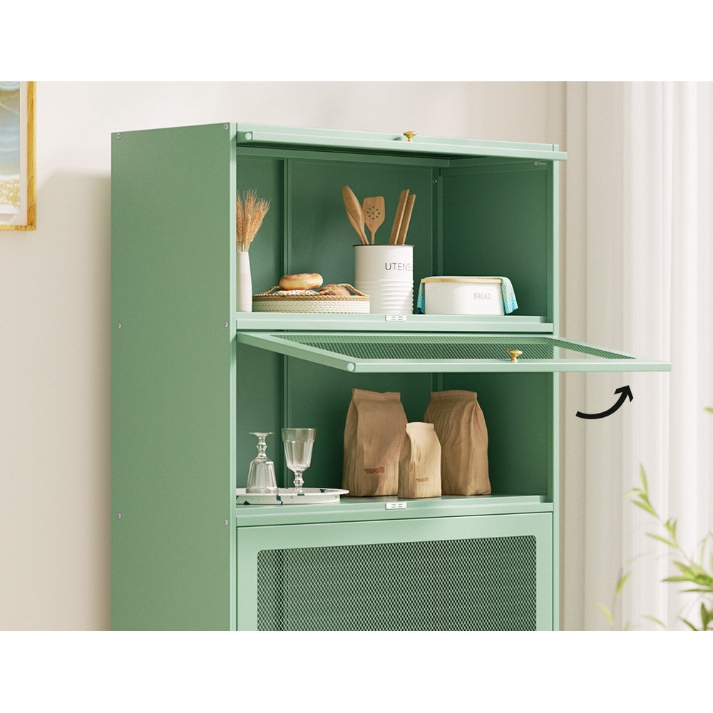 Artiss Buffet Sideboard Metal Cabinet - ELIA Green Chez Guru