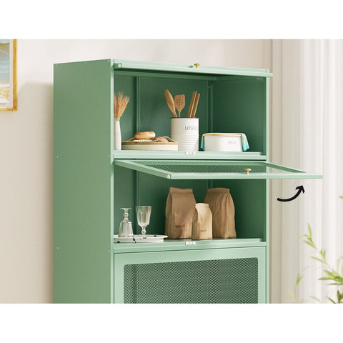 Artiss Buffet Sideboard Metal Cabinet - ELIA Green Chez Guru