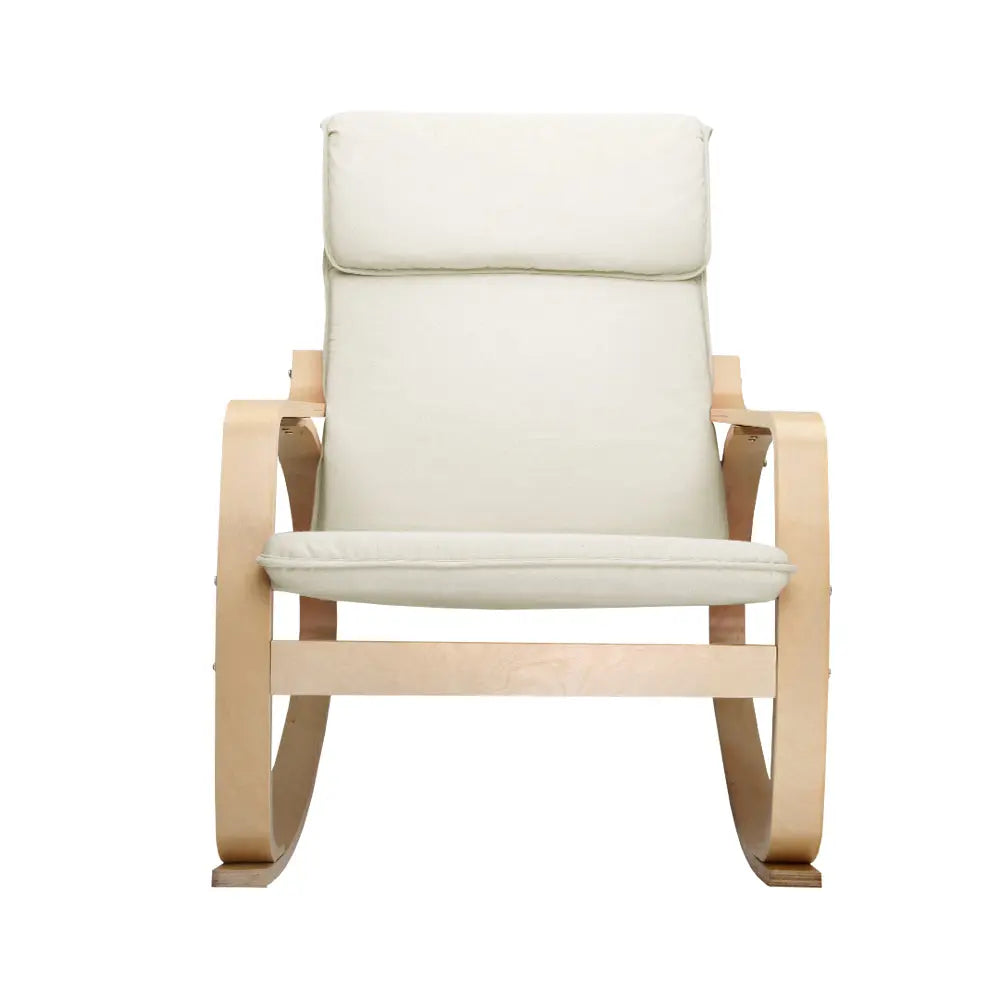 Artiss Rocking Armchair Nursing Bentwood Aero - Chez Guru