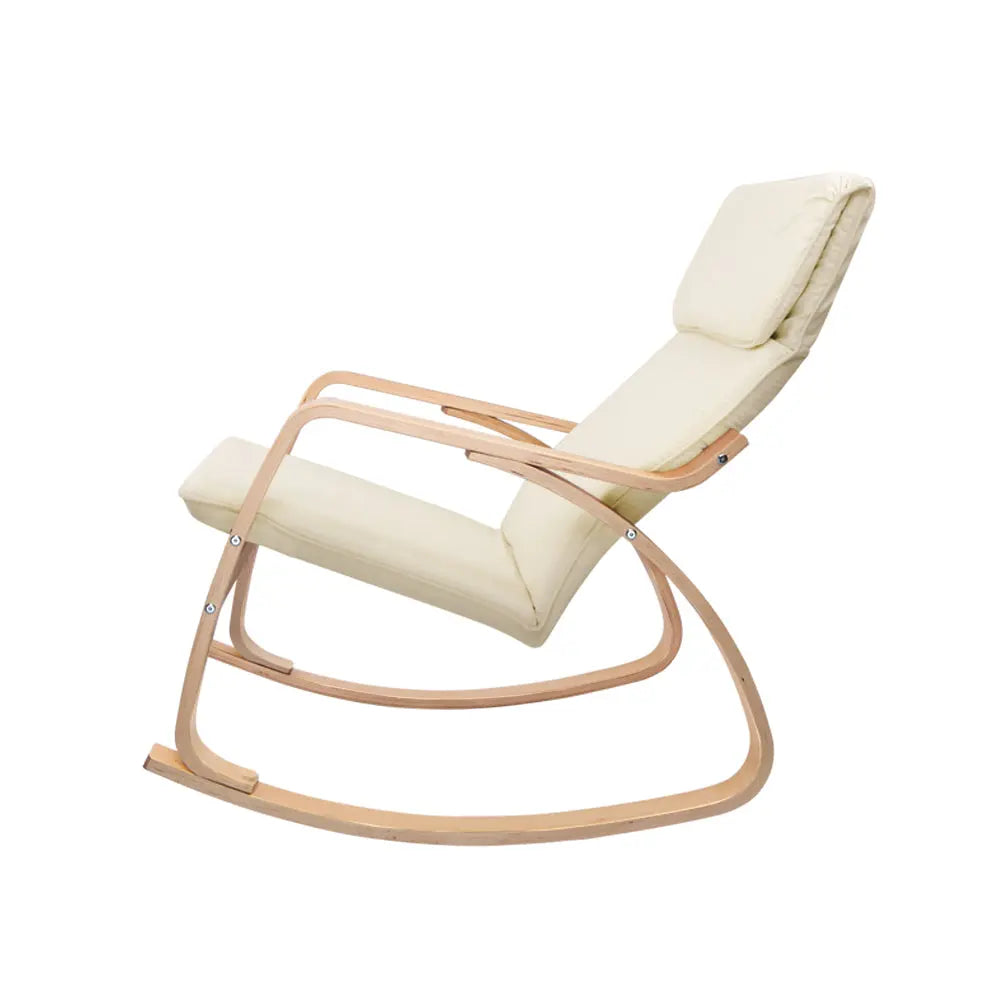 Artiss Rocking Armchair Nursing Bentwood Aero - Chez Guru