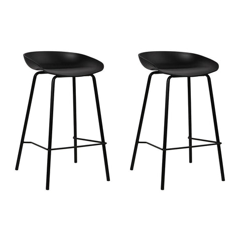 Artiss 2x Bar Stools Kitchen Counter Stools Metal Chez Guru