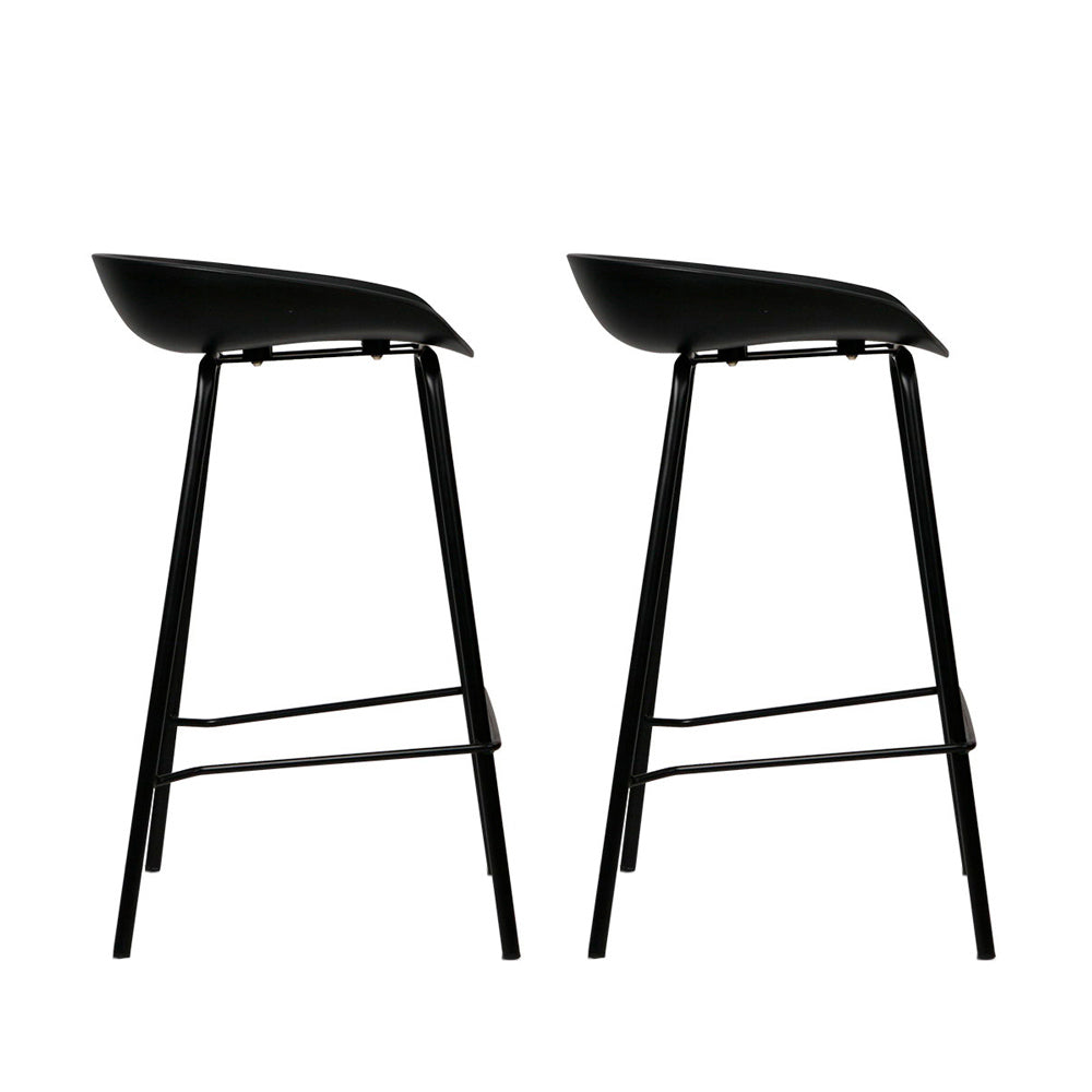 Artiss 2x Bar Stools Kitchen Counter Stools Metal Chez Guru