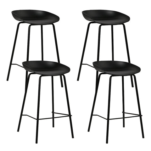 Artiss 4x Bar Stools Kitchen Counter Stools Metal Chez Guru