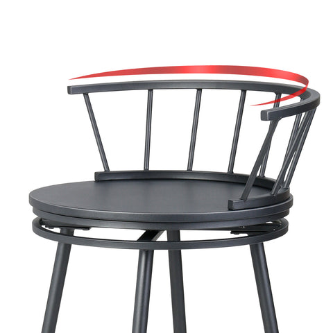 Artiss 2x Bar Stools Swivel Metal Chairs Chez Guru