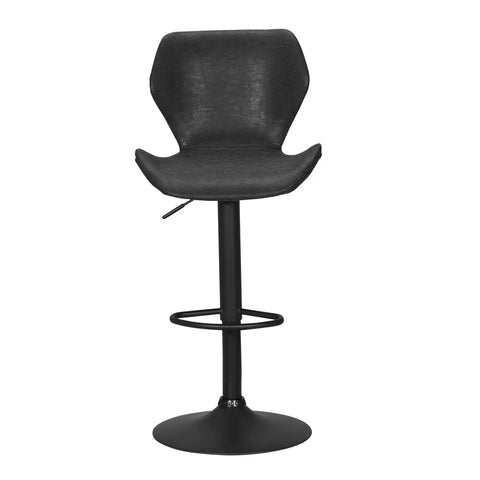 Artiss Bar Stools Kitchen Counter Stools Swivel Gas Lift Vintage Chairs Black x2 - Chez Guru