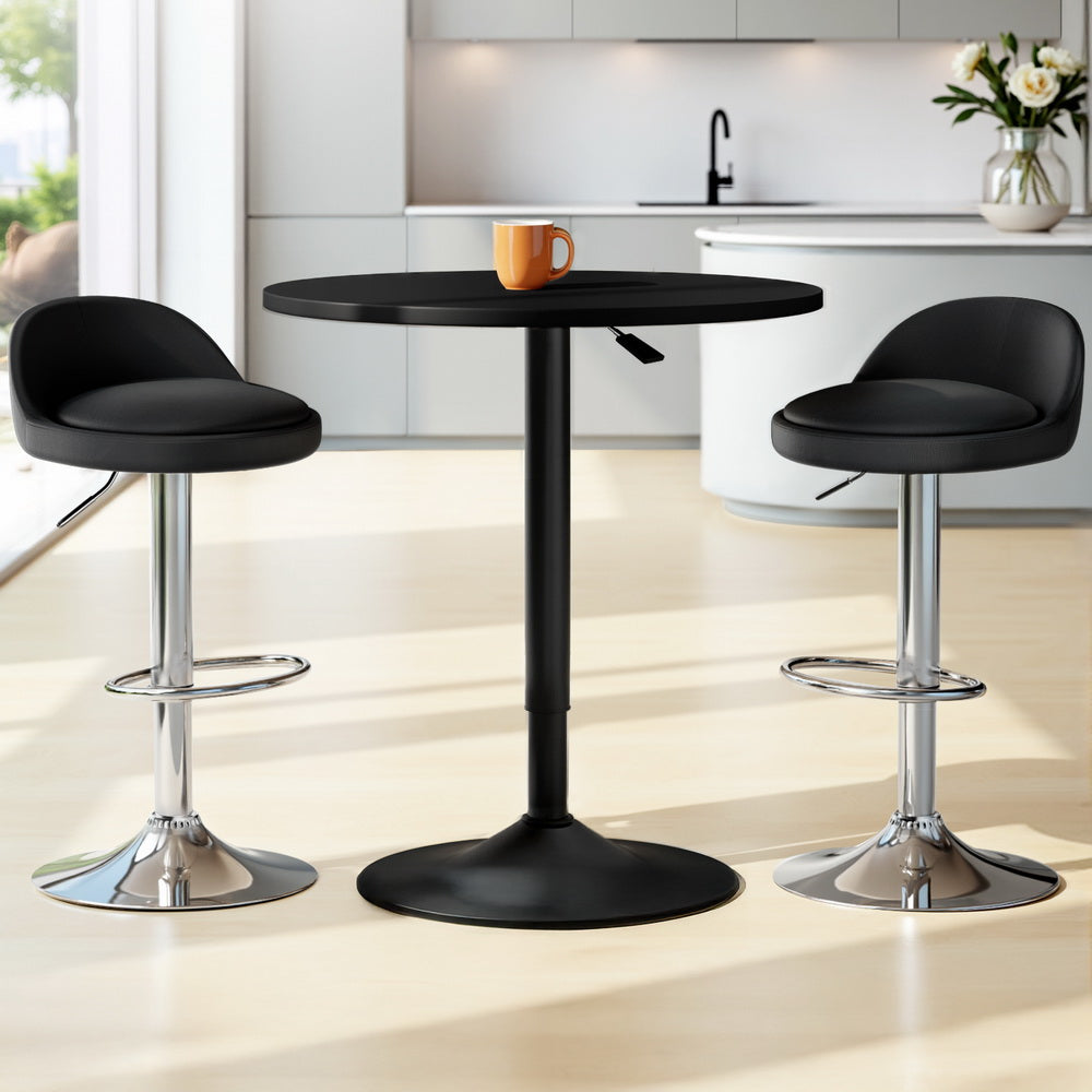 Artiss Bar Table and Stools Set Dining Desk Kitchen Chairs Cafe Pub Chez Guru