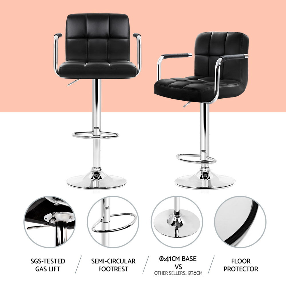 Artiss Bar Table and Stools Set Dining Desk Kitchen Chairs Cafe Pub Chez Guru