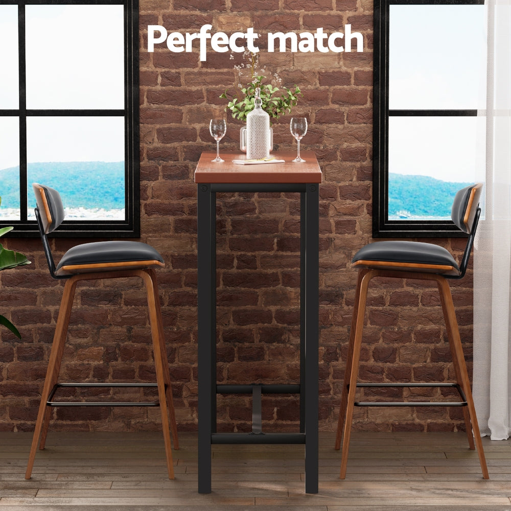 Artiss Bar Table and Stools Set Dining Desk Kitchen Chairs Cafe Pub Chez Guru