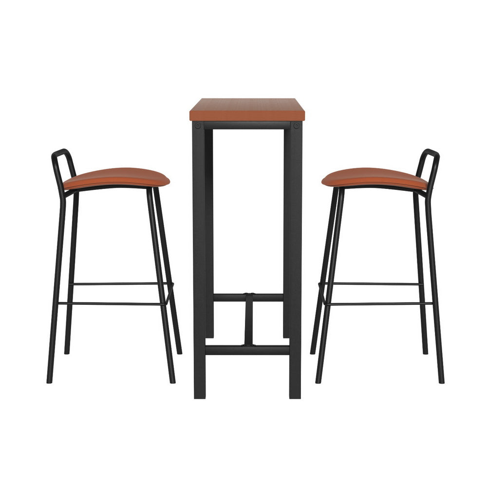 Artiss Bar Table and Stools Set Dining Desk Kitchen Chairs Cafe Pub Chez Guru