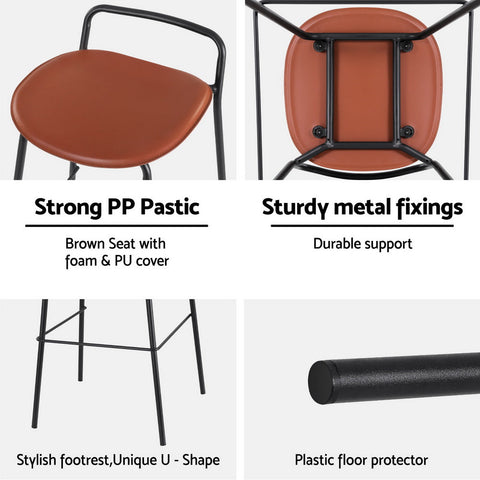 Artiss Bar Table and Stools Set Dining Desk Kitchen Chairs Cafe Pub Chez Guru