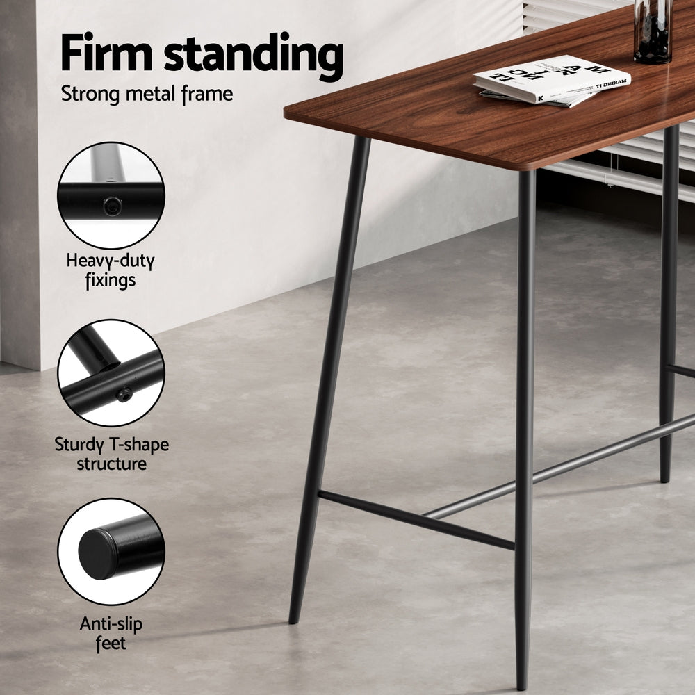 Artiss Bar Table and Stools Set Dining Desk Kitchen Chairs Cafe Pub Chez Guru