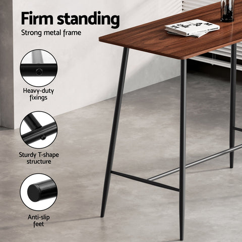 Artiss Bar Table and Stools Set Dining Desk Kitchen Chairs Cafe Pub Chez Guru