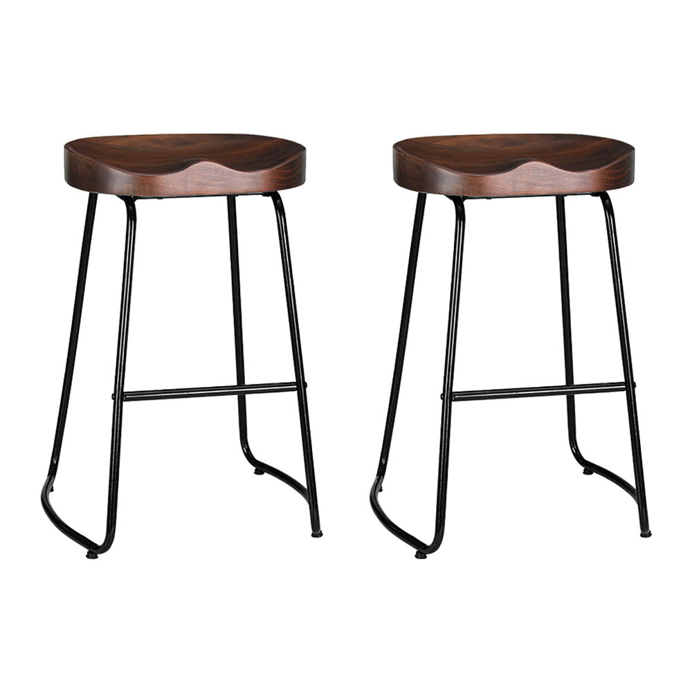 Artiss 2x Bar Stools Tractor Seat 65cm Chez Guru