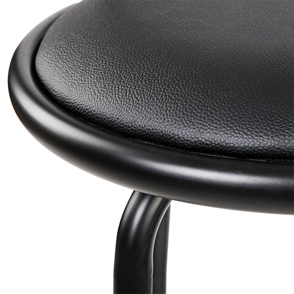 Artiss 2x Bar Stools Swivel Leather Padded Metal Chez Guru