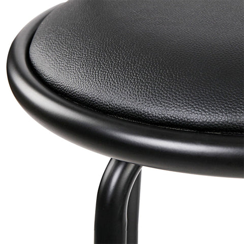 Artiss 2x Bar Stools Swivel Leather Padded Metal Chez Guru