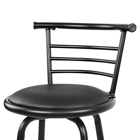 Artiss 4x Bar Stools Swivel Leather Padded Metal Chez Guru