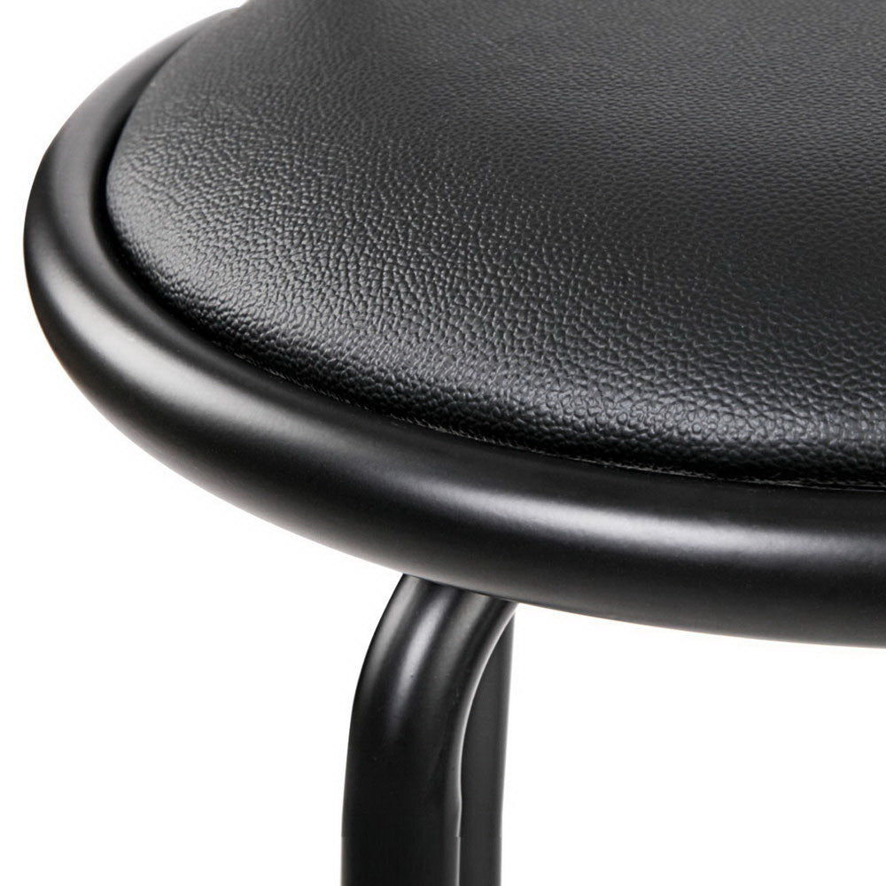 Artiss 4x Bar Stools Swivel Leather Padded Metal Chez Guru
