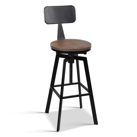 Artiss Bar Stools Kitchen Counter Chairs Vintage Metal Chairs Chez Guru