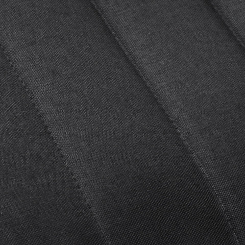 Artiss 2x Bar Stools Gas Lift Linen Fabric Black Chez Guru