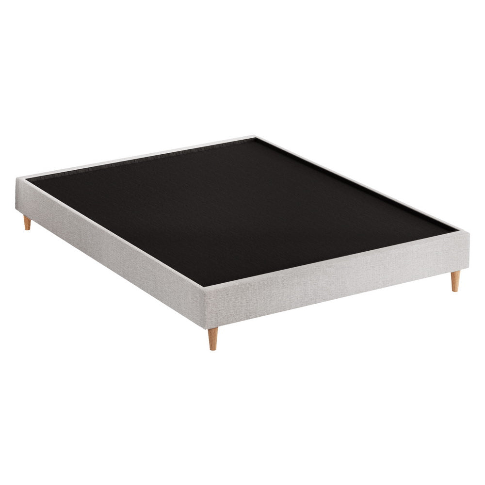 Artiss Bed Frame Double Size Beige ZORA Chez Guru