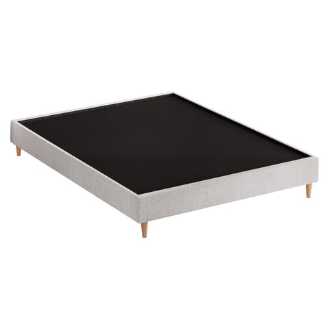 Artiss Bed Frame Double Size Beige ZORA Chez Guru