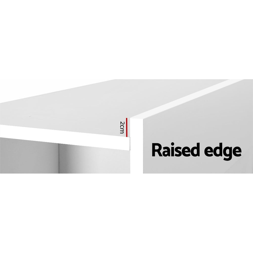 Artiss Bed Head Headboard King with Shelves - CABI White Chez Guru