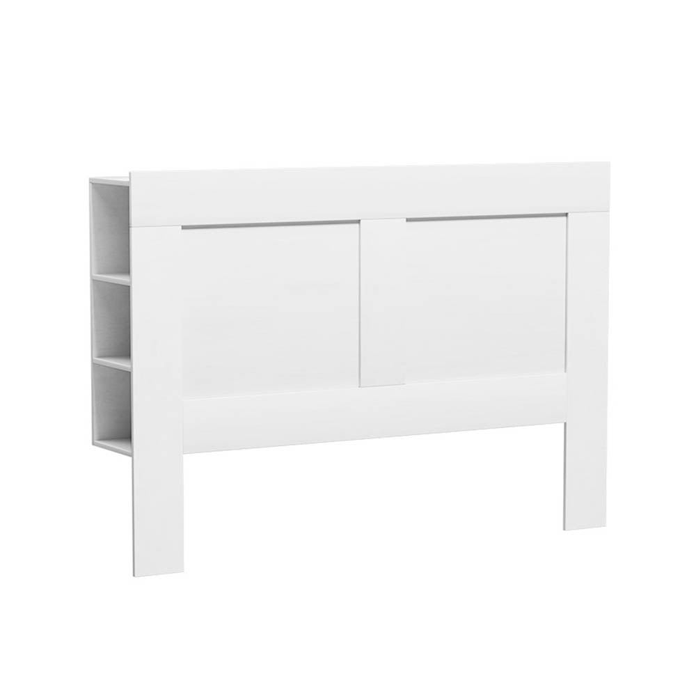 Artiss Bed Head Headboard Queen with Shelves - CABI White Chez Guru