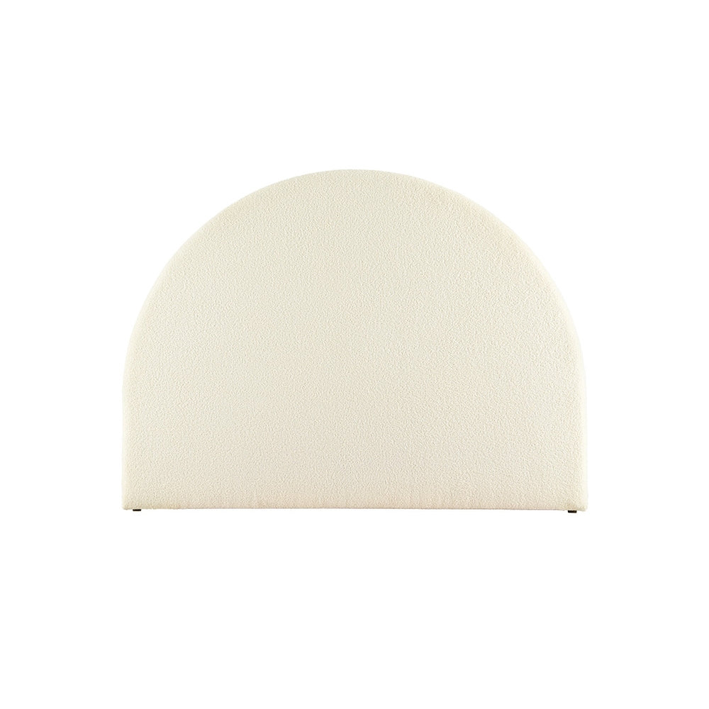 Artiss Bed Head Headboard Bed Frame Queen Boucle - GREI White Chez Guru