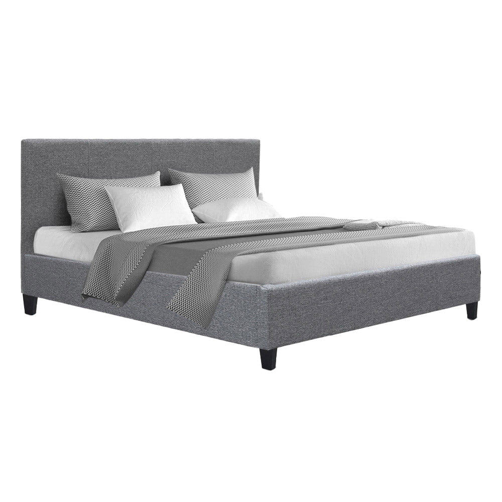 Artiss Bed Frame Double Size Grey NEO Chez Guru